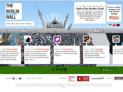 Εμποδίζουν την πρόσβαση σε ιστοσελίδα για το Τείχος του Βερολίνου